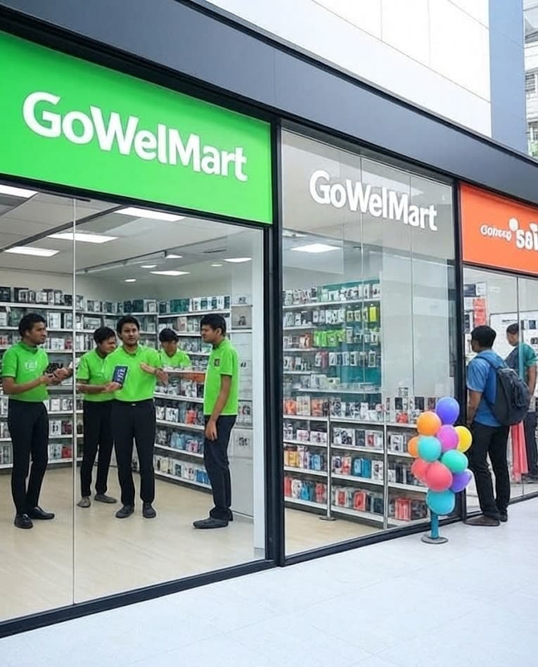 GoWelMart retail business storefront